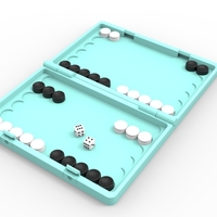 Small backgammon 3D Printing 524985