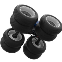 Vintage Monster Truck with double wheels Scale 1:25 - Thumbnail 4