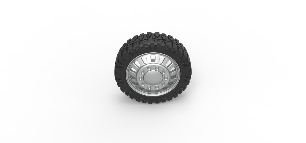 Front semi wheel for pickup Version 16 Scale 1:25 3D Print 525060