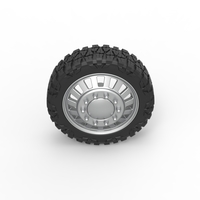 Front semi wheel for pickup Version 16 Scale 1:25 - Thumbnail 6
