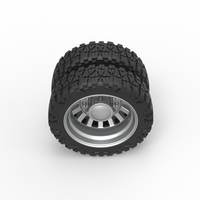 Rear semi wheel for pickup Version 16 Scale 1:25 - Thumbnail 6