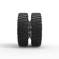 Rear semi wheel for pickup Version 17 Scale 1:25 - Thumbnail 4