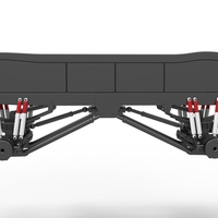 Chassis of vintage monster truck with double wheels 1:25 - Thumbnail 15