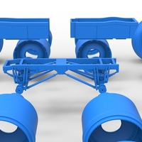 Chassis of vintage monster truck with double wheels 1:25 - Thumbnail 22