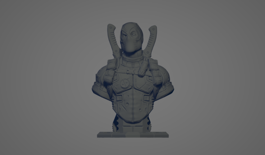 Deadpool sculpture 3D Print 525215