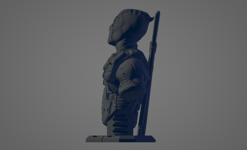 Deadpool sculpture 3D Print 525216