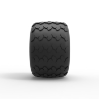 Diecast Monster Jam tire 26 Scale 1:25 - Thumbnail 4