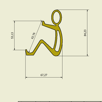 Soporte  movil muñequito - Thumbnail 3