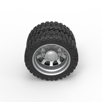 Rear semi wheel for pickup Version 18 Scale 1:25 - Thumbnail 6