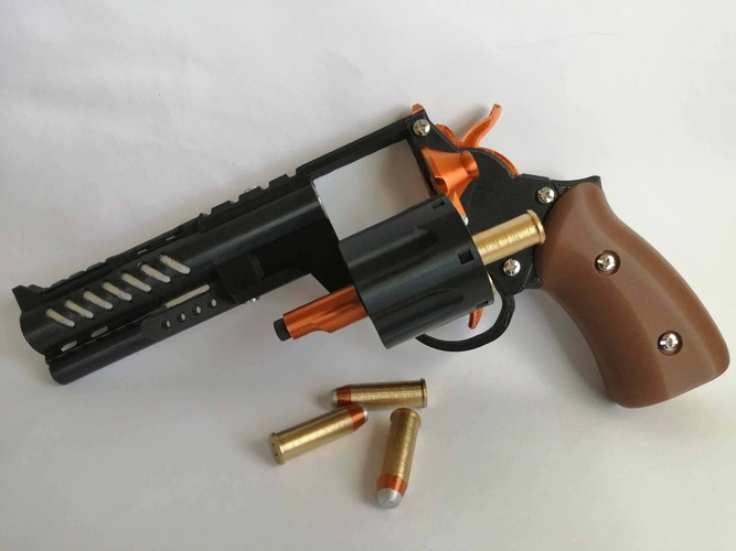 Custom Parts for - Prop Gun | Revolver - Single Action 3D Print 525336