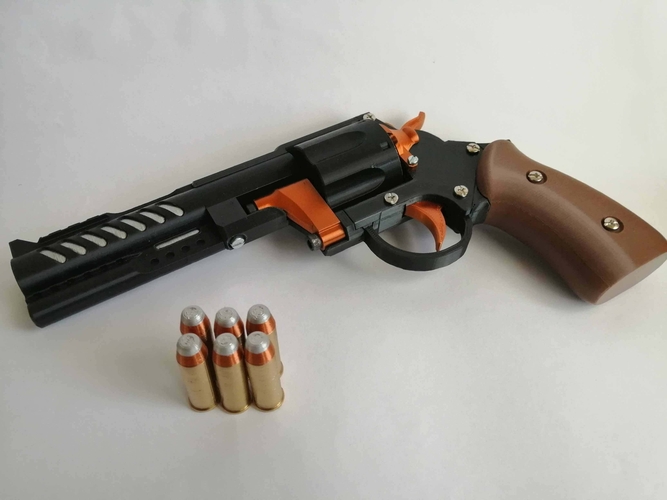 Custom Parts for - Prop Gun | Revolver - Single Action 3D Print 525337