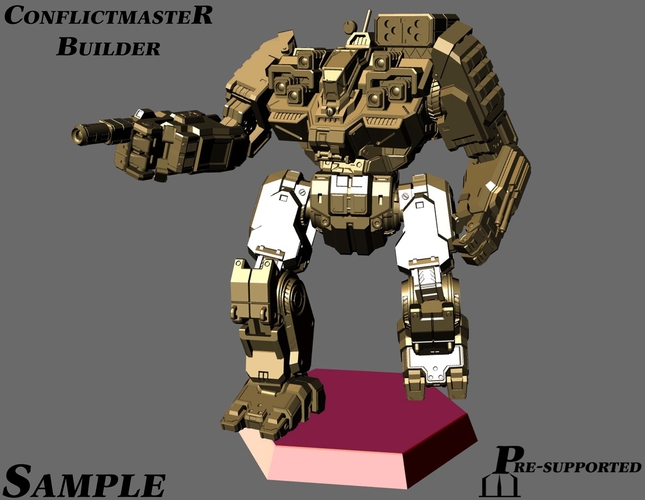 MiniaturemecH ConflictmasteR Builder - Sample 3D Print 525398