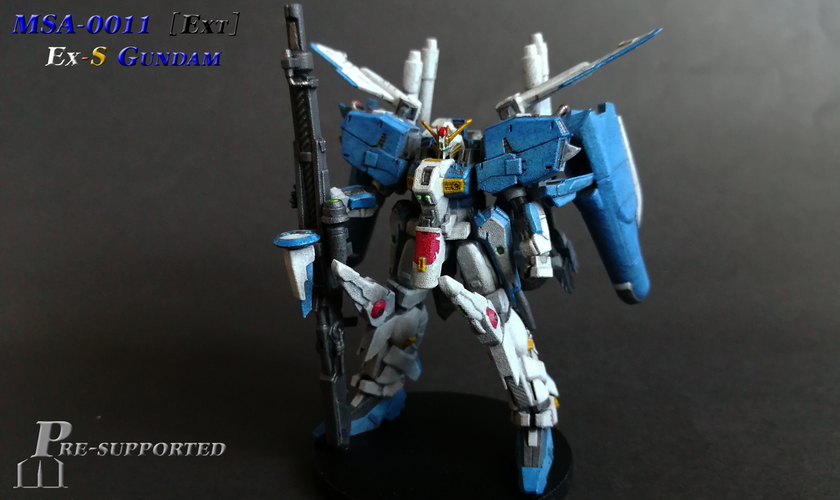 MSA-0011 [Ext] Ex-S Gundam [Artifact Scale] [Free] 3D Print 525403