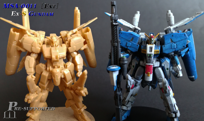 MSA-0011 [Ext] Ex-S Gundam [Artifact Scale] [Free] 3D Print 525404