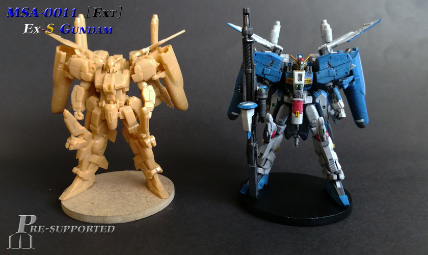 MSA-0011 [Ext] Ex-S Gundam [Artifact Scale] [Free] 3D Print 525405