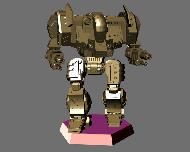 MW4 Templar Battletech Miniature 3D Print 525408