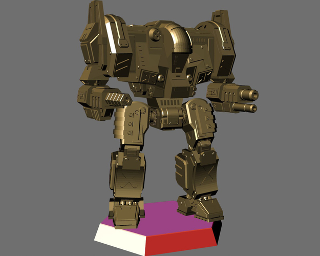 MW4 Templar Battletech Miniature 3D Print 525411