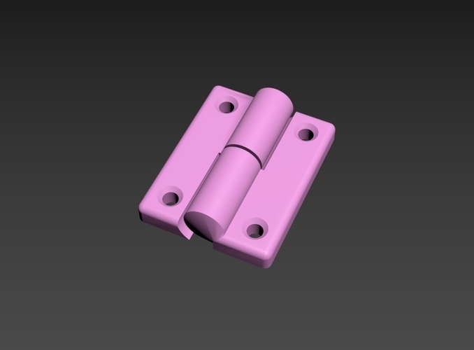 Hinge for plexiglass doors 3D Print 525429