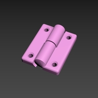 Hinge for plexiglass doors - Thumbnail 2
