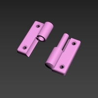 Hinge for plexiglass doors - Thumbnail 5
