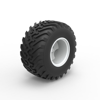 Wheel from vintage monster truck Scale 1:25 - Thumbnail 2