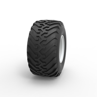Wheel from vintage monster truck Scale 1:25 - Thumbnail 3