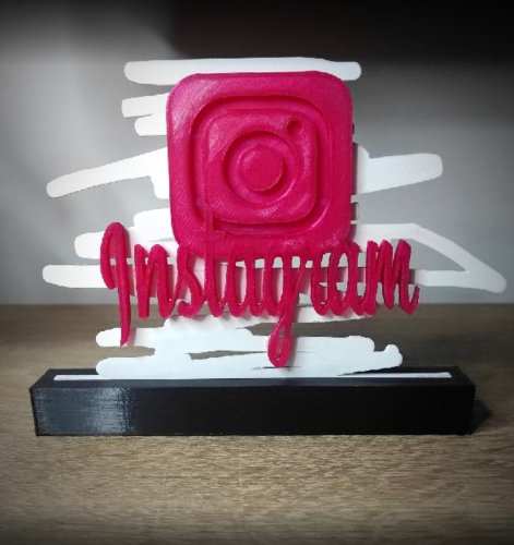 Instagram Logo 3D Print 525476