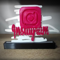 Small Instagram Logo 3D Printing 525476