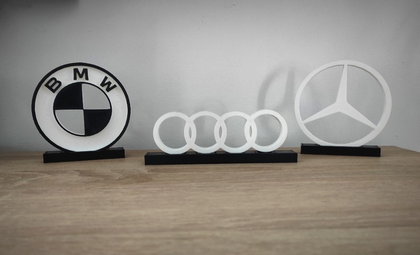 Mercedes Logo 3D Print 525494