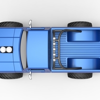 Vintage Monster Truck Scale 1:25 - Thumbnail 11