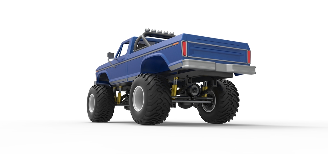 Vintage Monster Truck Scale 1:25 3D Print 525513