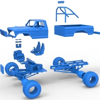 Vintage Monster Truck Scale 1:25 - Thumbnail 18