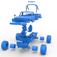 Vintage Monster Truck Scale 1:25 - Thumbnail 21