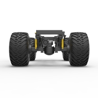 Diecast Chassis of vintage monster truck Scale 1:25 - Thumbnail 7