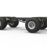 Diecast Chassis of vintage monster truck Scale 1:25 - Thumbnail 13