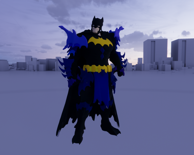 Batman fan art sculpting