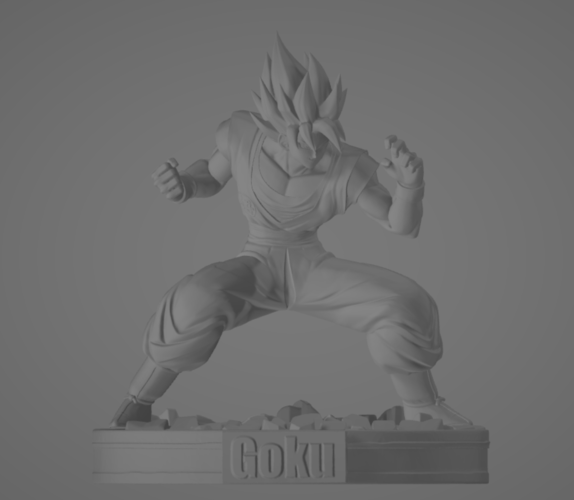 DRAGON BALL Z GOKU ACTION FIGURE 3D Print 525608