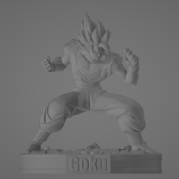 DRAGON BALL Z GOKU ACTION FIGURE - Thumbnail 1