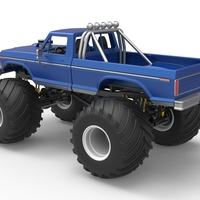 Diecast vintage Monster Truck Scale 1:25 - Thumbnail 12