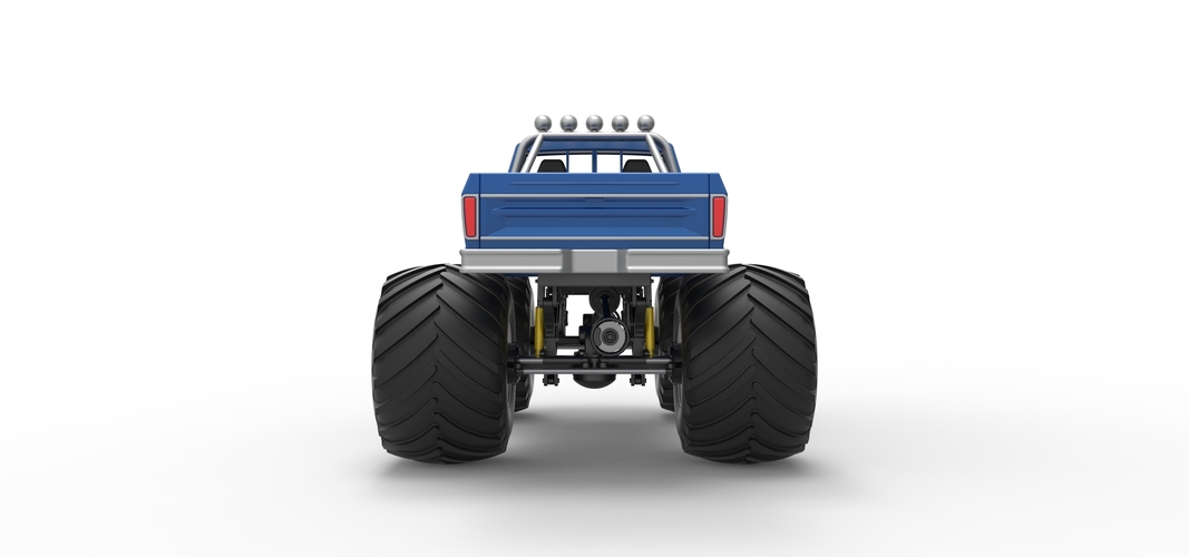 Diecast vintage Monster Truck Scale 1:25 3D Print 525649