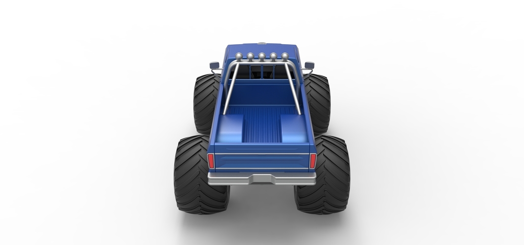 Diecast vintage Monster Truck Scale 1:25 3D Print 525650