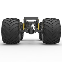 Diecast Chassis of vintage monster truck Scale 1:25 - Thumbnail 7