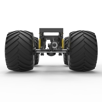 Diecast Chassis of vintage monster truck Scale 1:25 - Thumbnail 14