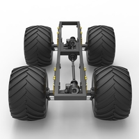 Diecast Chassis of vintage monster truck Scale 1:25 - Thumbnail 15