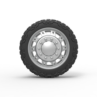 Front semi wheel for pickup Version 19 Scale 1:25 - Thumbnail 5