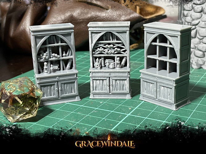 Gatehouse - Bookcase 3D Print 525773
