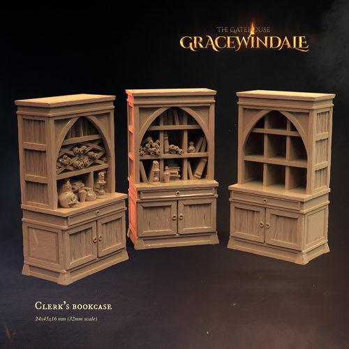 Gatehouse - Bookcase 3D Print 525775