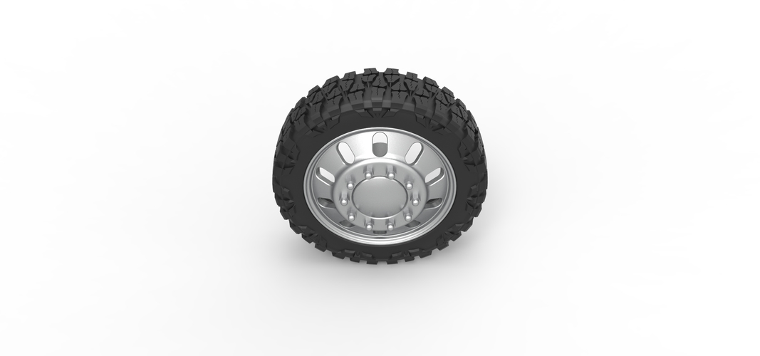 Front semi wheel for pickup Version 21 Scale 1:25 3D Print 525781