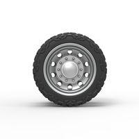 Rear semi wheel for pickup Version 21 Scale 1:25 - Thumbnail 5