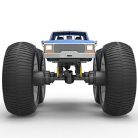 Vintage Monster Truck with 10 ft wheels Scale 1:25 - Thumbnail 7